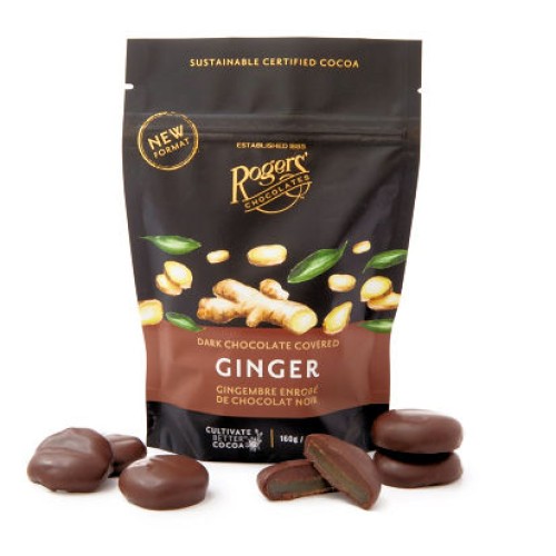 Rogers Chocolates NEW Dark Chocolate Ginger